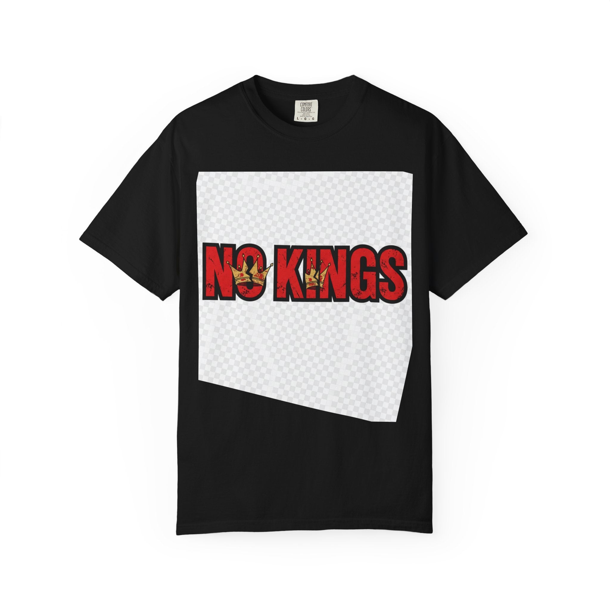No Kings symbol T-shirt | Anti-monarchy graphic tee