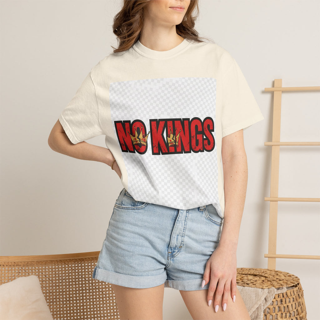 No Kings symbol T-shirt | Anti-monarchy graphic tee