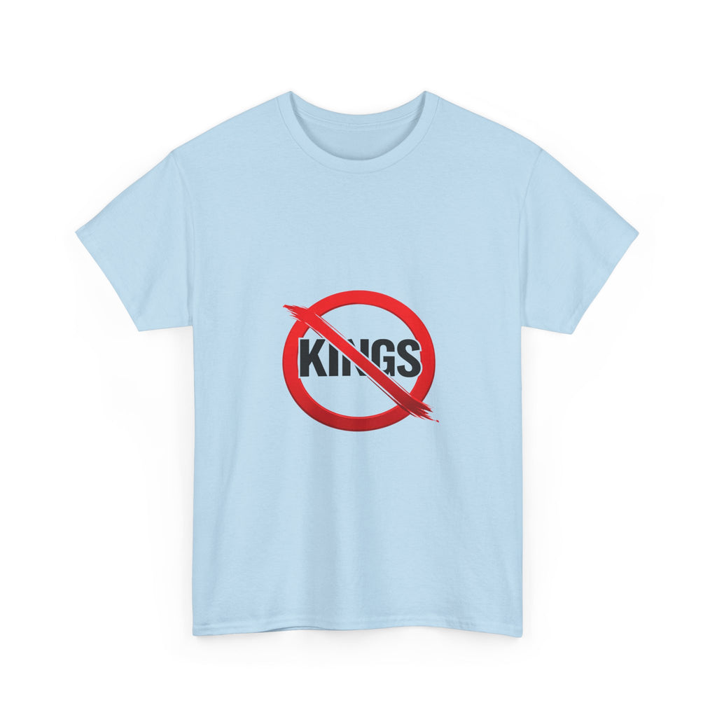 No Kings Shirt, Protest Graphic Tee, Political Statement T-Shirt