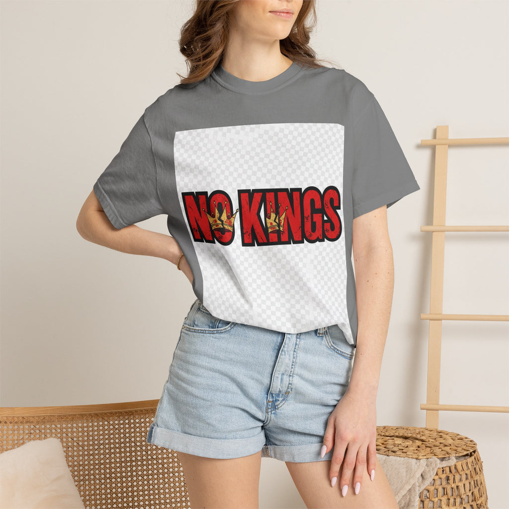 No Kings symbol T-shirt | Anti-monarchy graphic tee