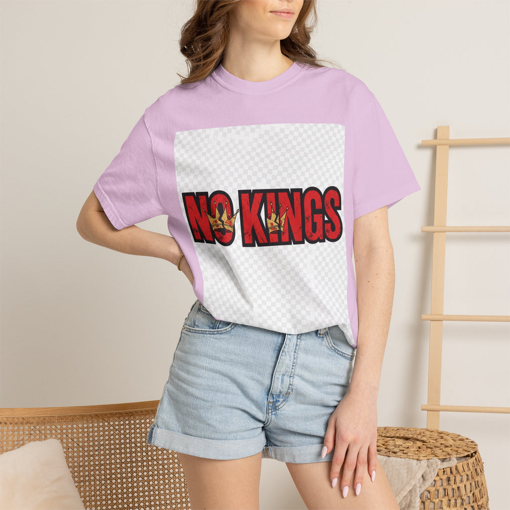 No Kings symbol T-shirt | Anti-monarchy graphic tee