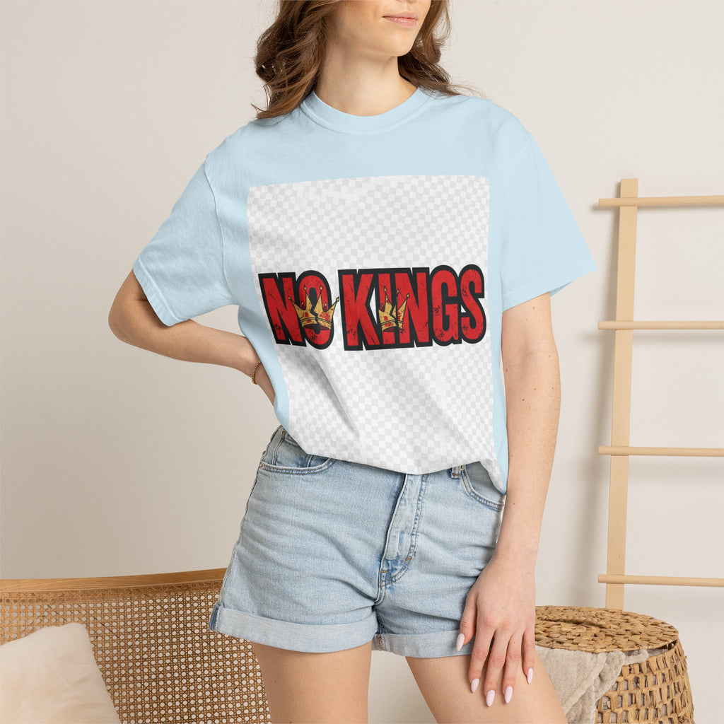 No Kings symbol T-shirt | Anti-monarchy graphic tee