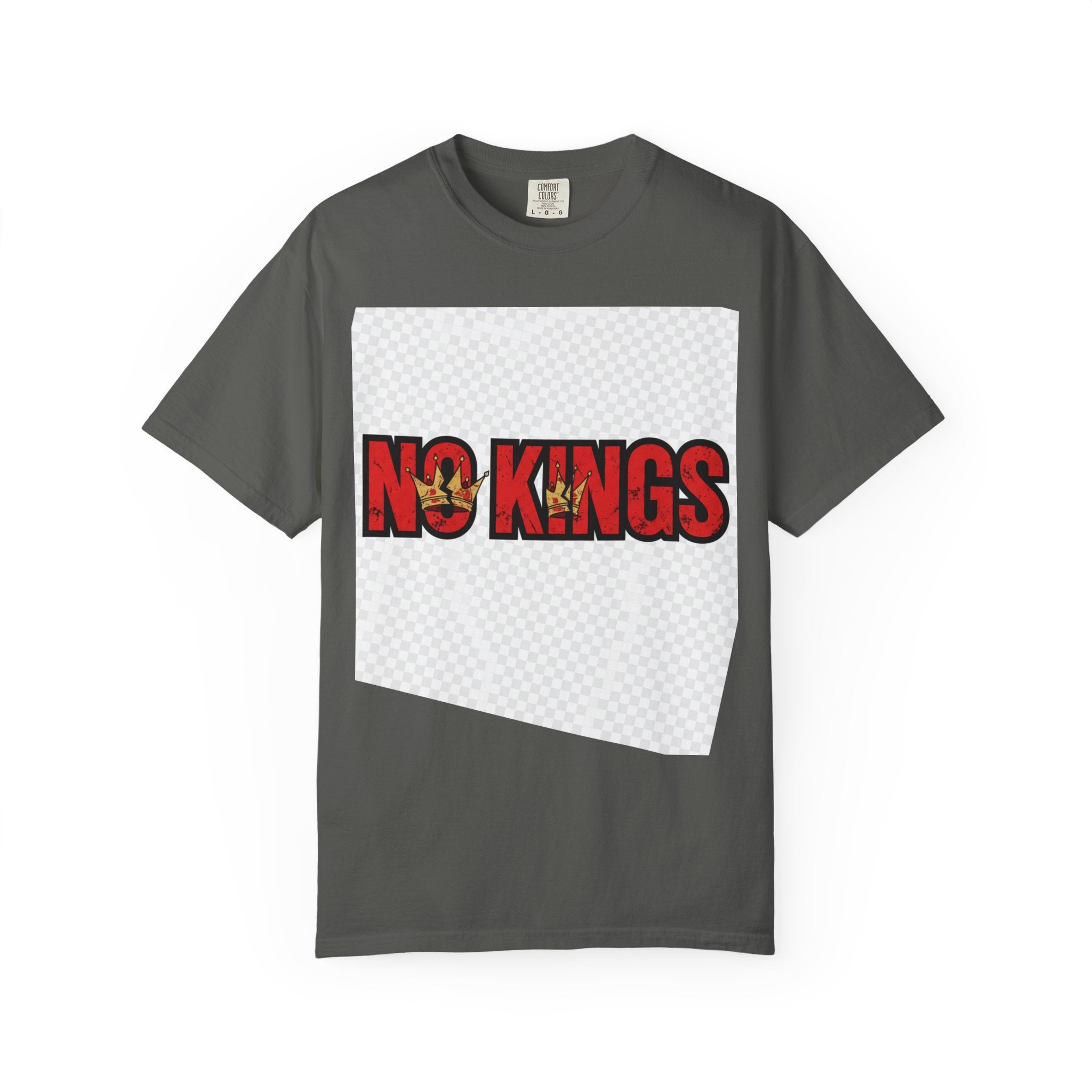No Kings symbol T-shirt | Anti-monarchy graphic tee