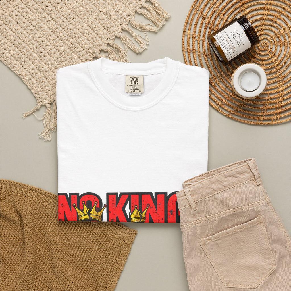 No Kings Shirt, Anti Tyranny Tee, Political Statement Shirt, Protest Graphic Tee, Freedom Shirt, Comfort Colors 1717