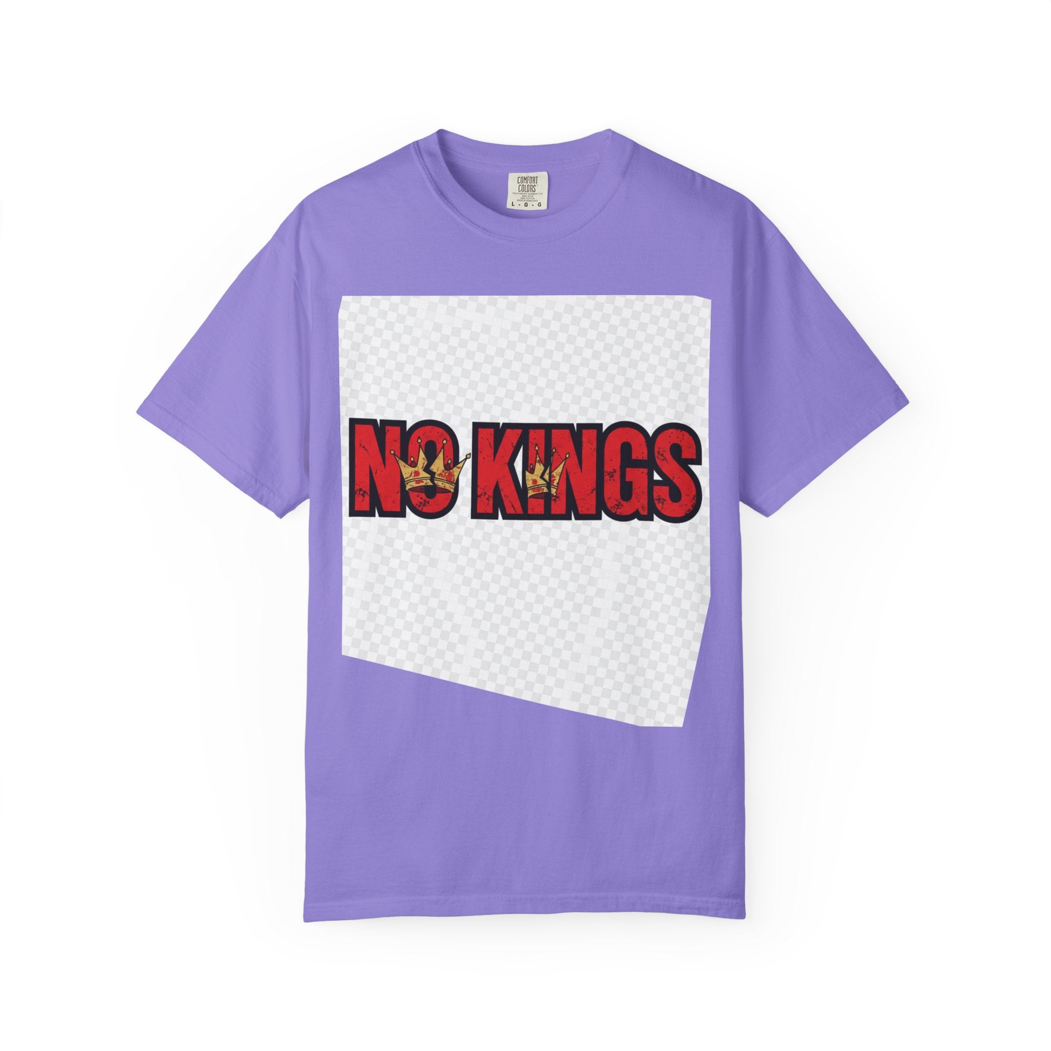 No Kings symbol T-shirt | Anti-monarchy graphic tee