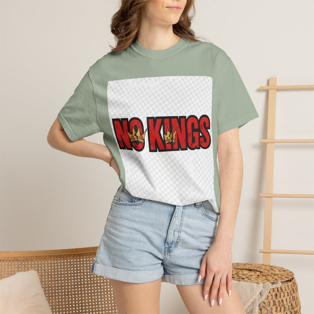 No Kings symbol T-shirt | Anti-monarchy graphic tee