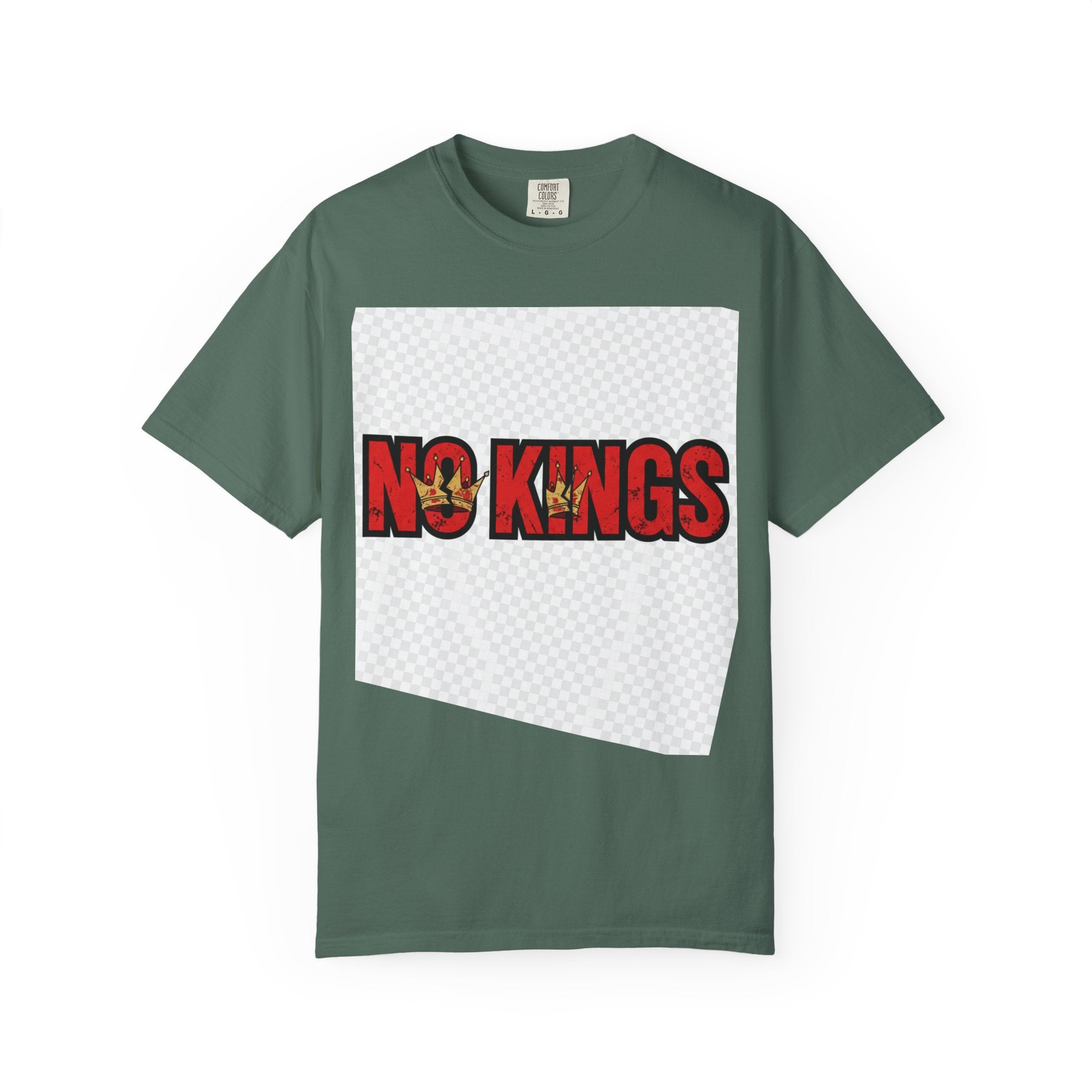 No Kings symbol T-shirt | Anti-monarchy graphic tee