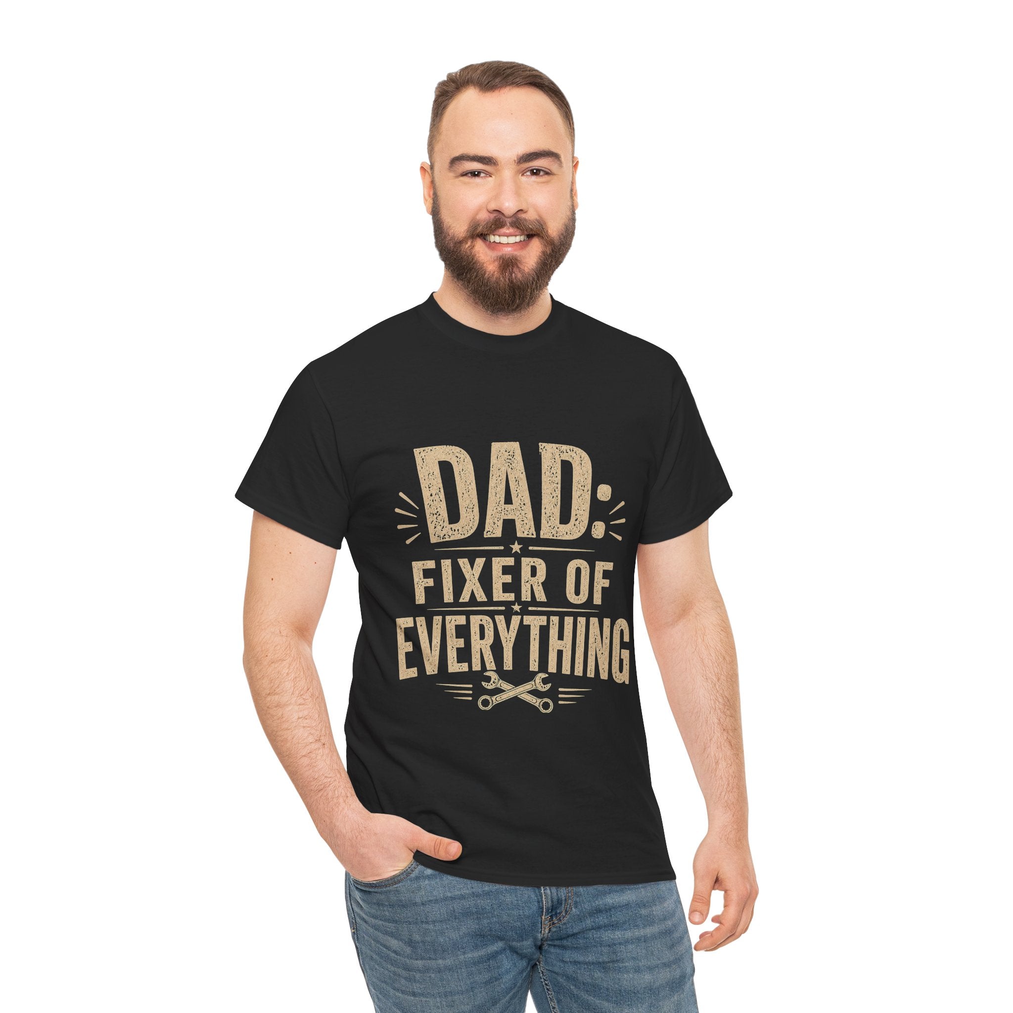 Dad Fixer of Everything T-Shirt | Funny Father's Day Gift for Handyman Dads