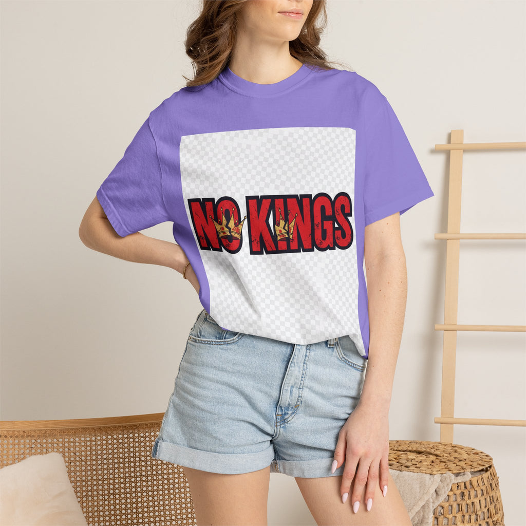 No Kings symbol T-shirt | Anti-monarchy graphic tee