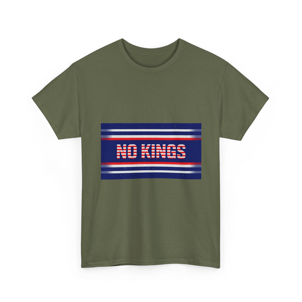 No Kings Shirt, Retro Graphic Tee, Patriotic Protest Shirt, Vintage Style T-Shirt, Independence Statement Tee, Unisex Graphic Tee