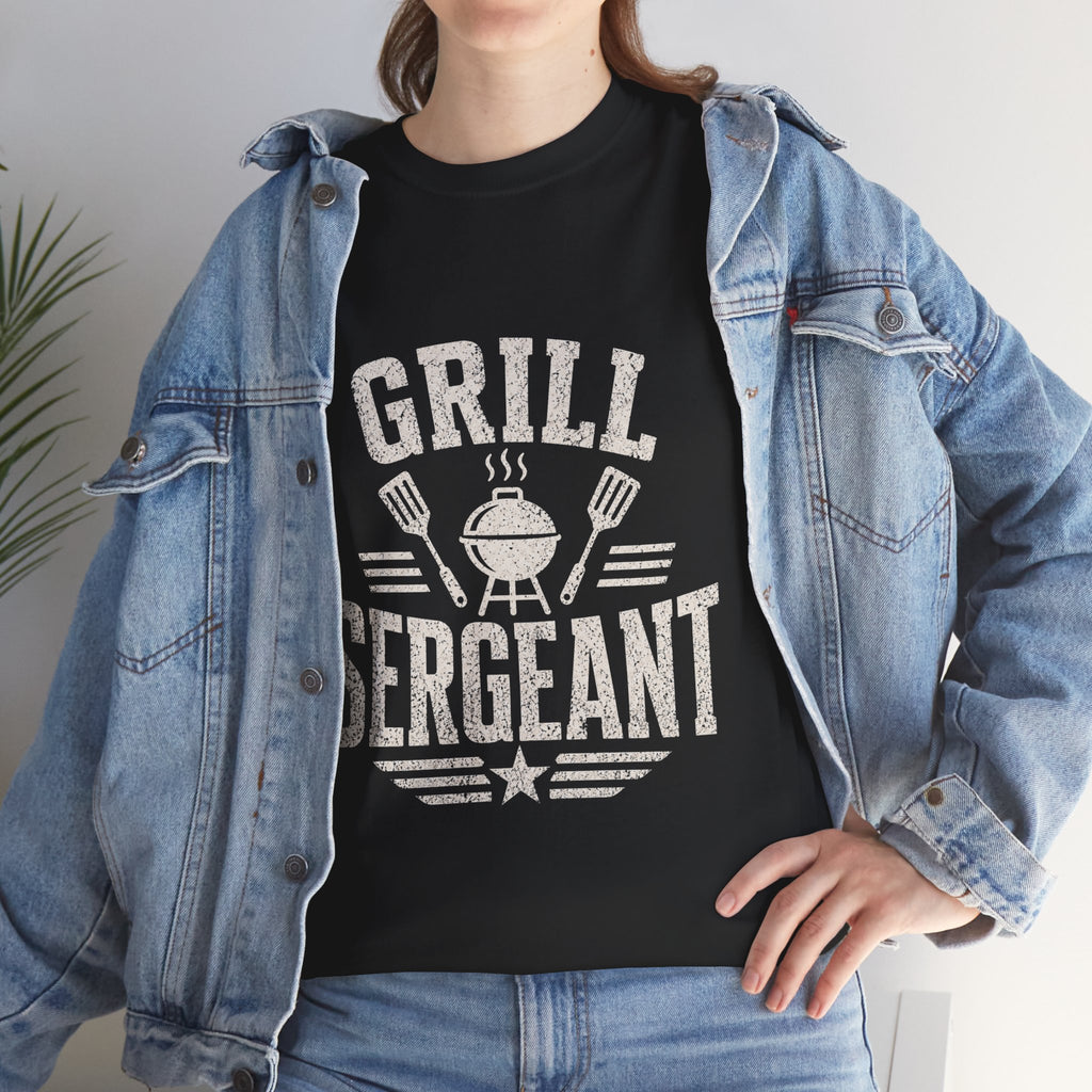 Grill Sergeant T-Shirt | Funny BBQ Dad Father's Day Gift
