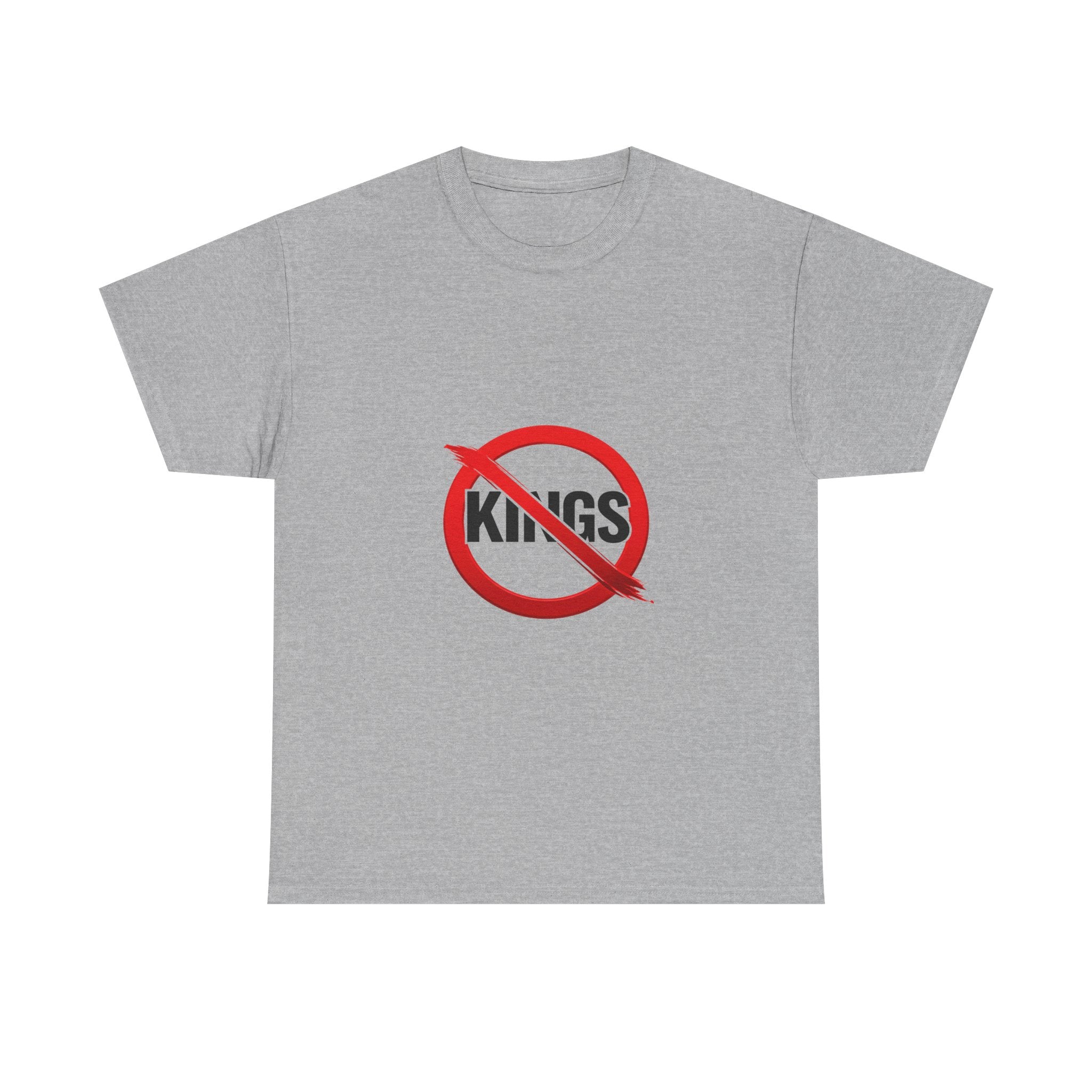 No Kings Shirt, Protest Graphic Tee, Political Statement T-Shirt