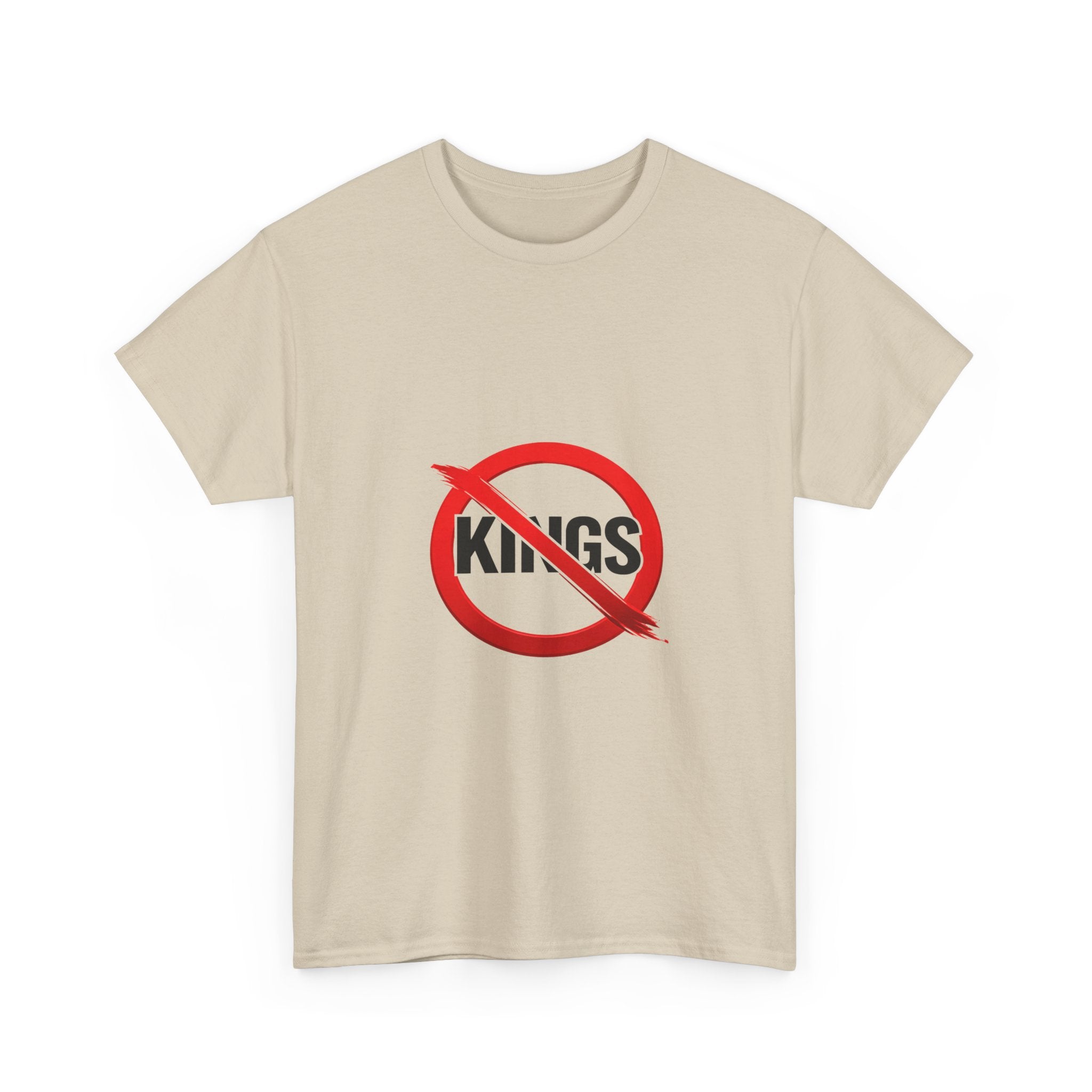 No Kings Shirt, Protest Graphic Tee, Political Statement T-Shirt