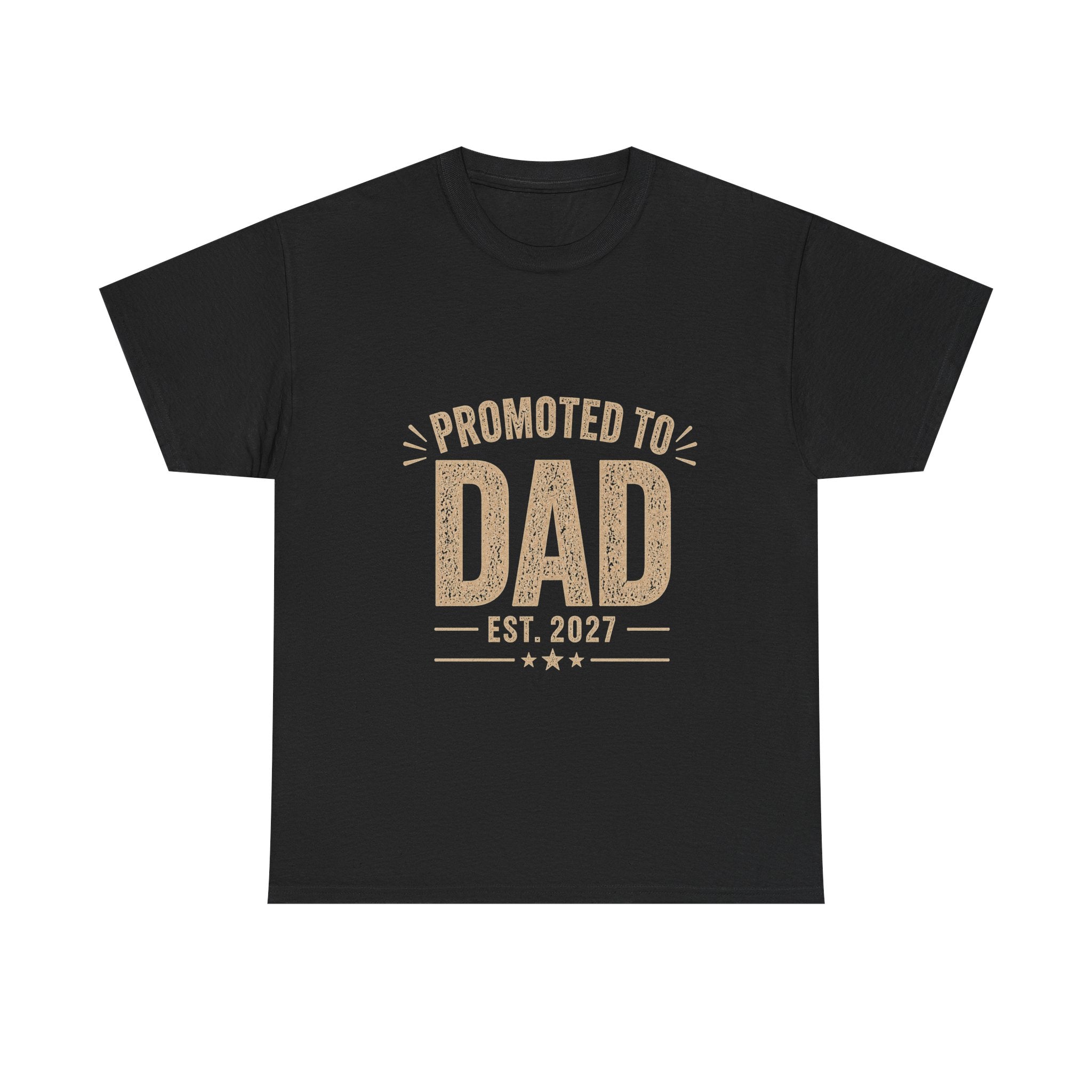 Promoted to Dad EST 2027 T-Shirt | New Dad & Father's Day Gift