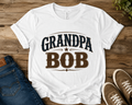 Personalized Grandpa Tee | Custom Name Vintage Western T-Shirt | Grandfather Gift