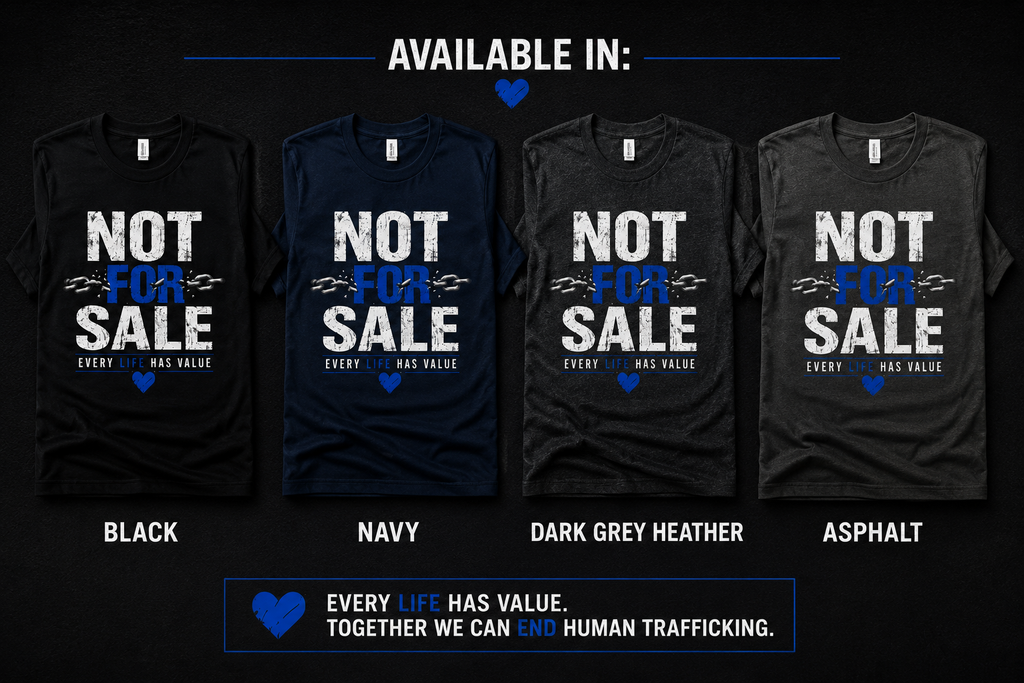 Not For Sale Tee – Every Life Has Value (Pro-Life Awareness T-Shirt)