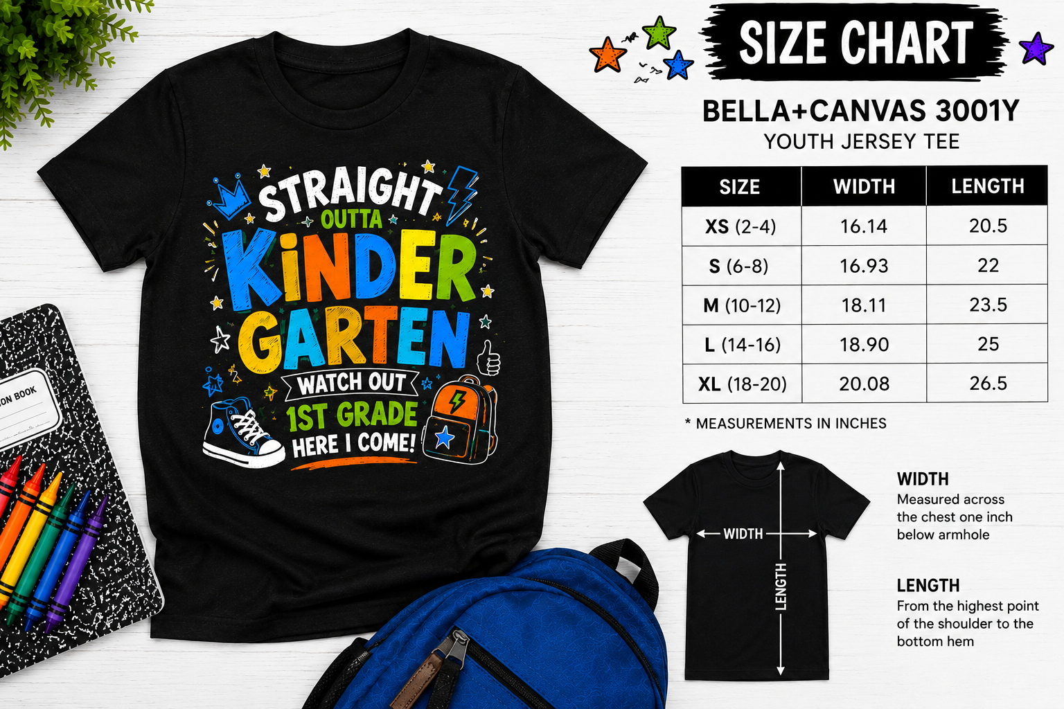 Straight Outta Kindergarten First Grade Here I Come kids back-to-school t-shirt