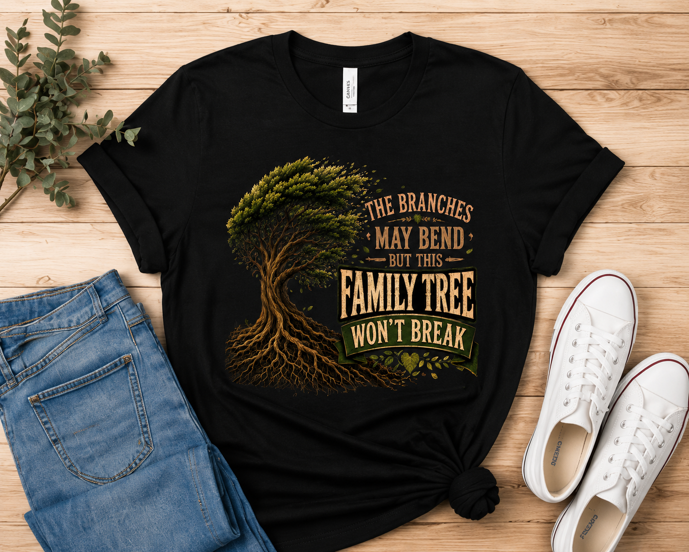 Family Tree Rooted boho generations grandma grandpa unisex graphic tee