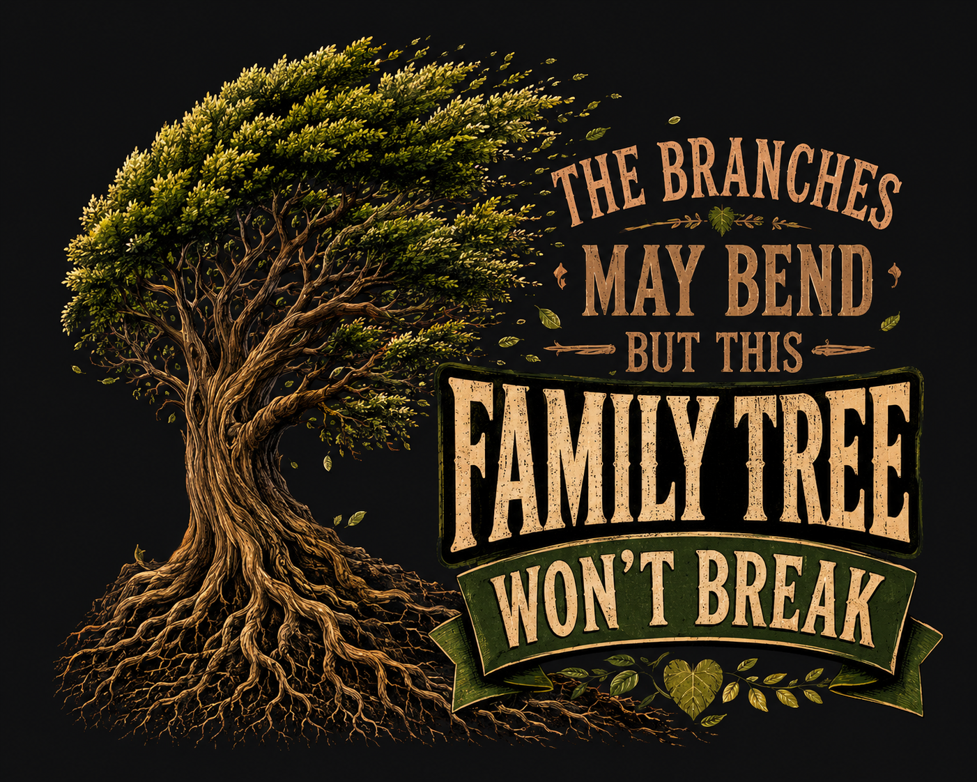 Family Tree Rooted boho generations grandma grandpa unisex graphic tee