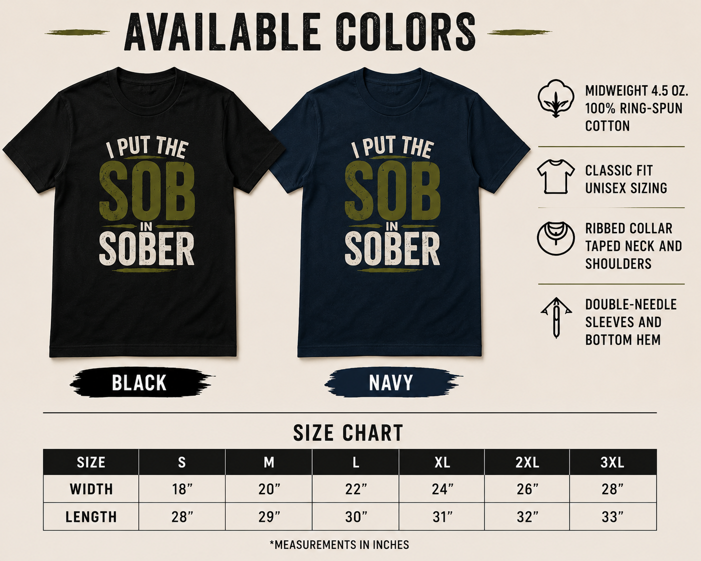 I Put The SOB In Sober funny sobriety recovery unisex t-shirt