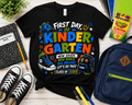 First Day of Kindergarten New Goals Big Dreams Class of 2039 kids back-to-school tee