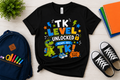 TK Level Unlocked first day of transitional kindergarten dinosaur kids back-to-school tee
