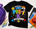 Officially a Pre-K Kid Class of 2040 first day of preschool Bella Canvas kids tee