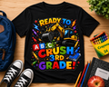 Ready to Crush 3rd Grade excavator construction Class of 2036 kids back-to-school tee