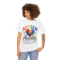 Autism Auntie Shirt, Puzzle Heart Tee, Autism Awareness Gift, Love Support Advocate Shirt, Different Not Less Tee, Neurodiversity Shirt