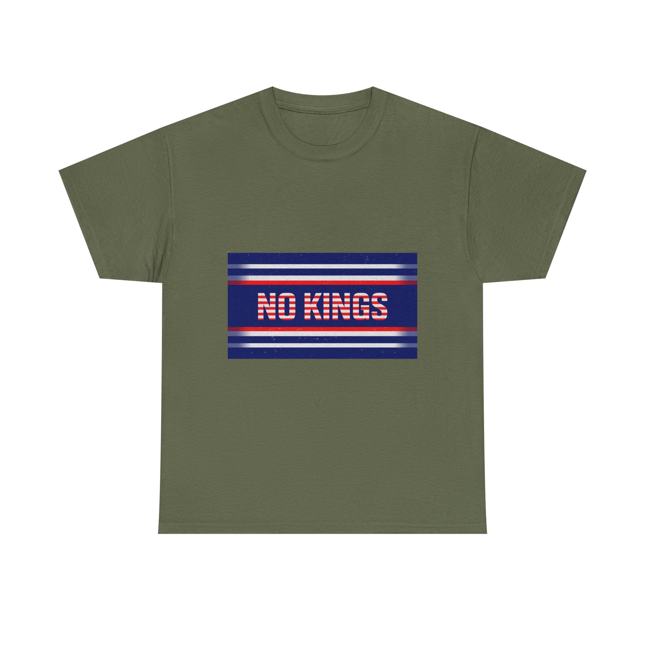 No Kings Shirt, Retro Graphic Tee, Patriotic Protest Shirt, Vintage Style T-Shirt, Independence Statement Tee, Unisex Graphic Tee