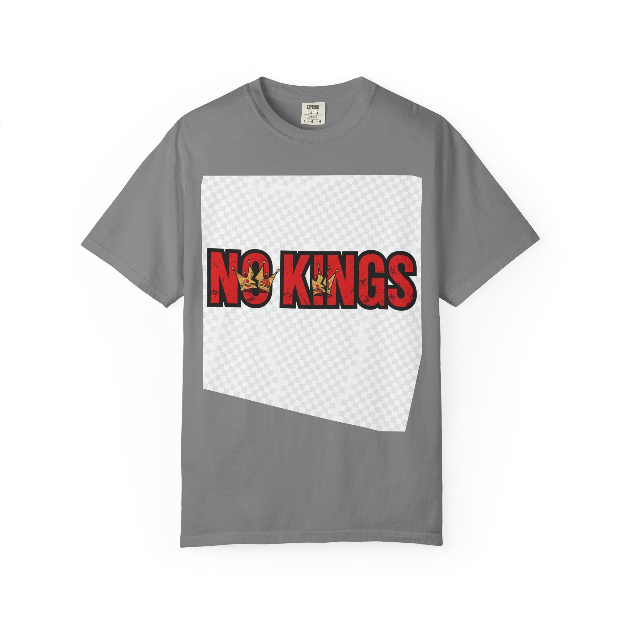 No Kings symbol T-shirt | Anti-monarchy graphic tee
