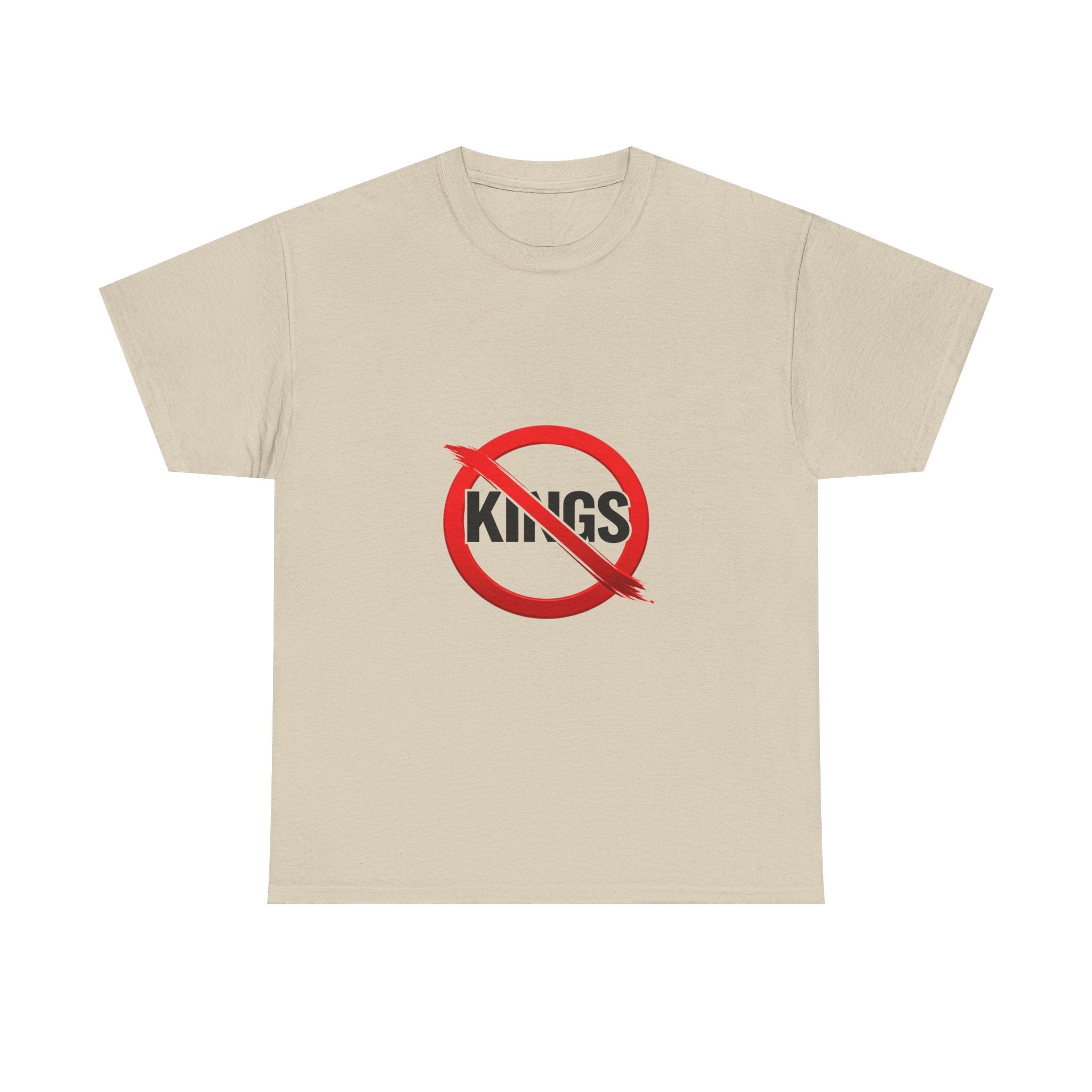 No Kings Shirt, Protest Graphic Tee, Political Statement T-Shirt