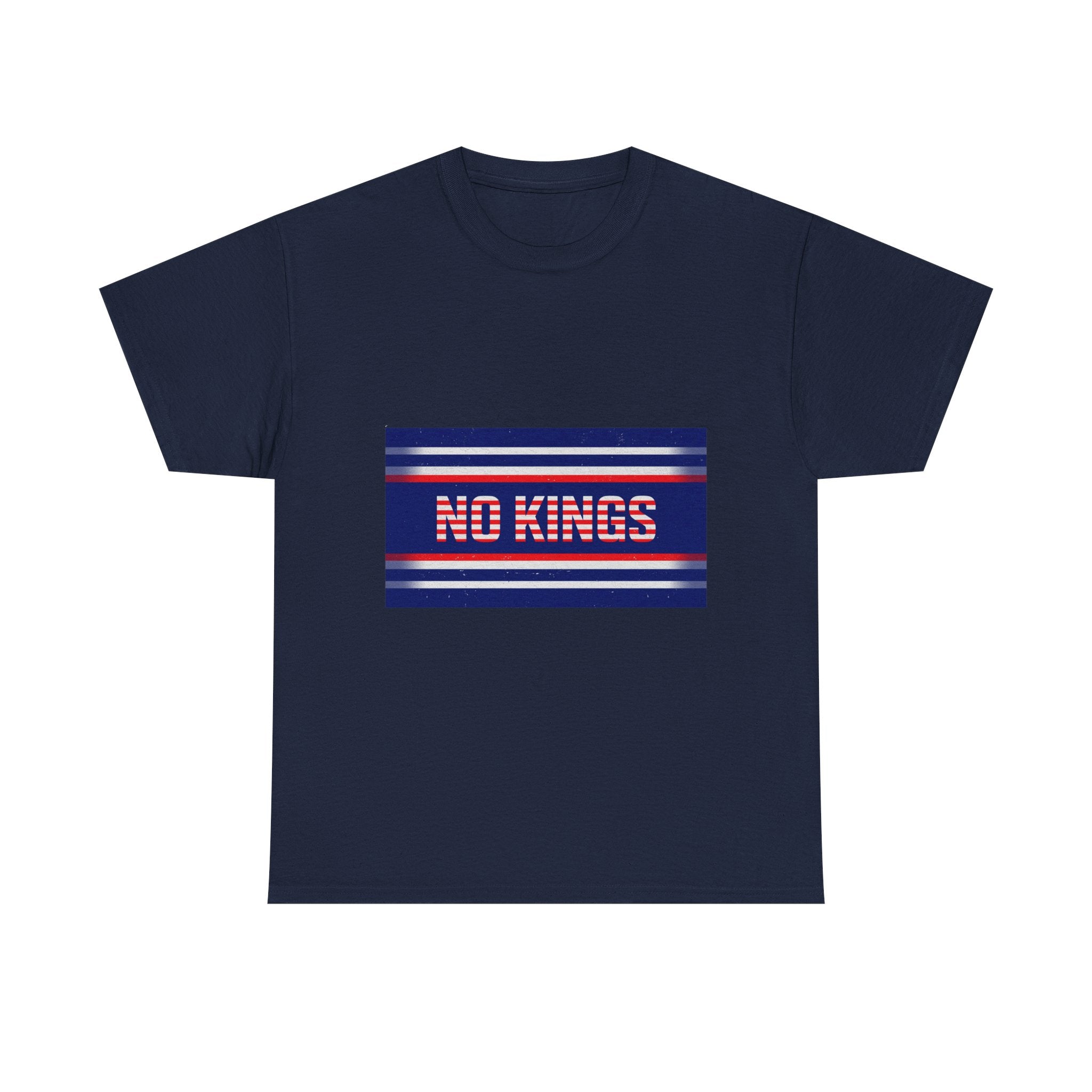 No Kings Shirt, Retro Graphic Tee, Patriotic Protest Shirt, Vintage Style T-Shirt, Independence Statement Tee, Unisex Graphic Tee