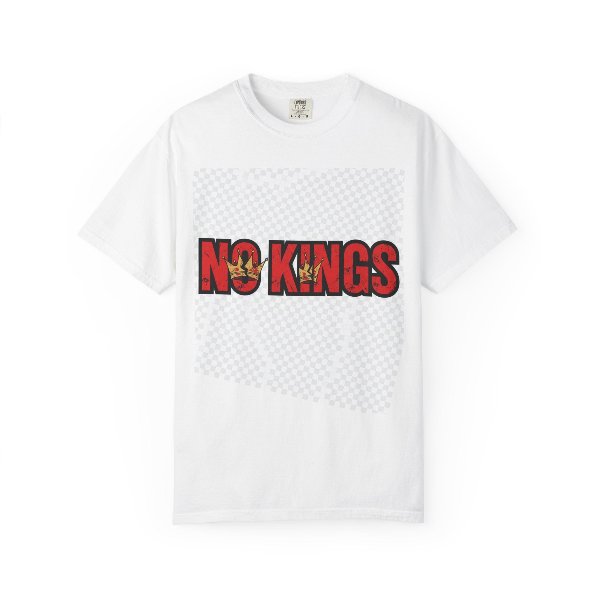 No Kings symbol T-shirt | Anti-monarchy graphic tee