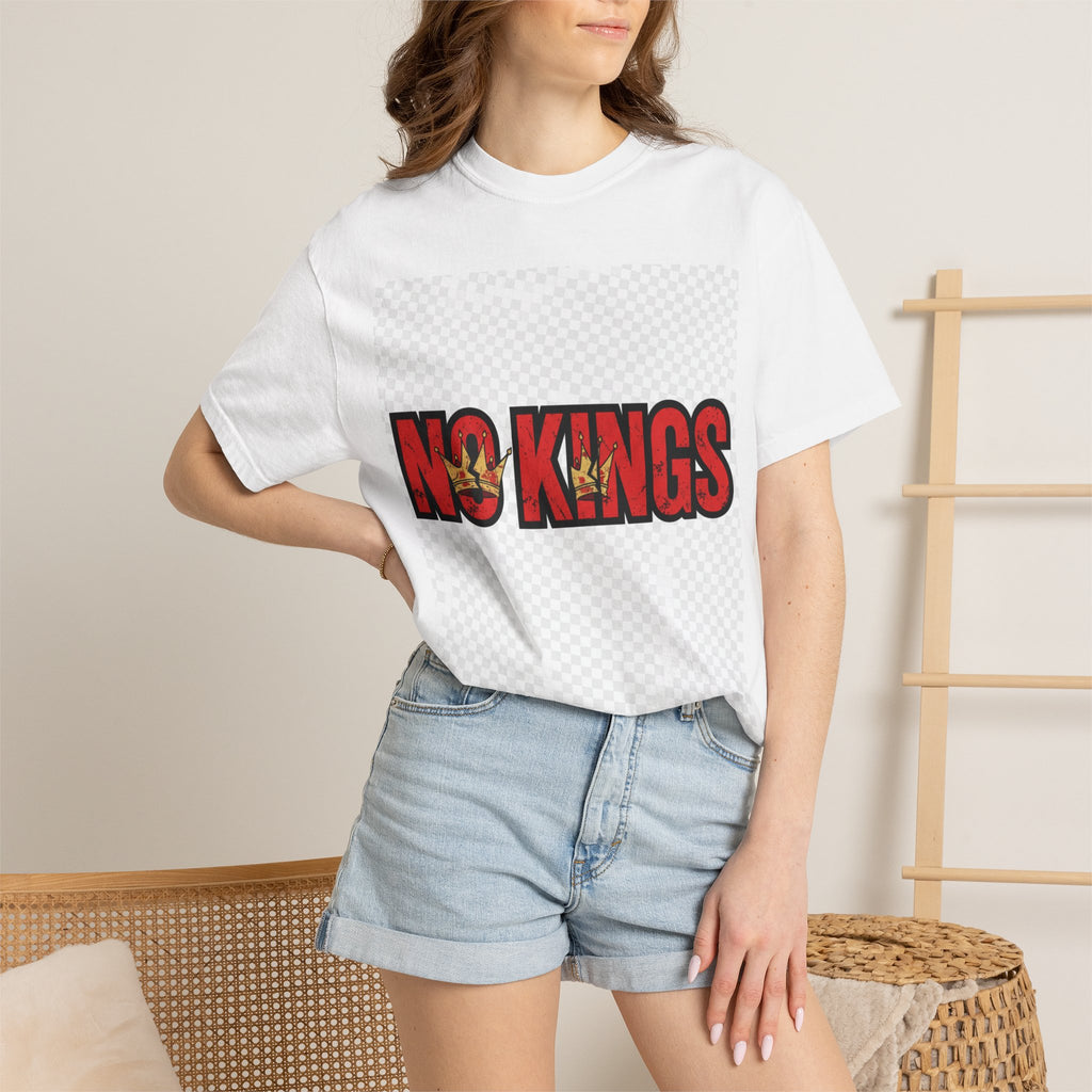 No Kings symbol T-shirt | Anti-monarchy graphic tee