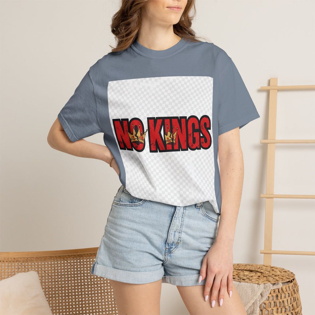 No Kings symbol T-shirt | Anti-monarchy graphic tee