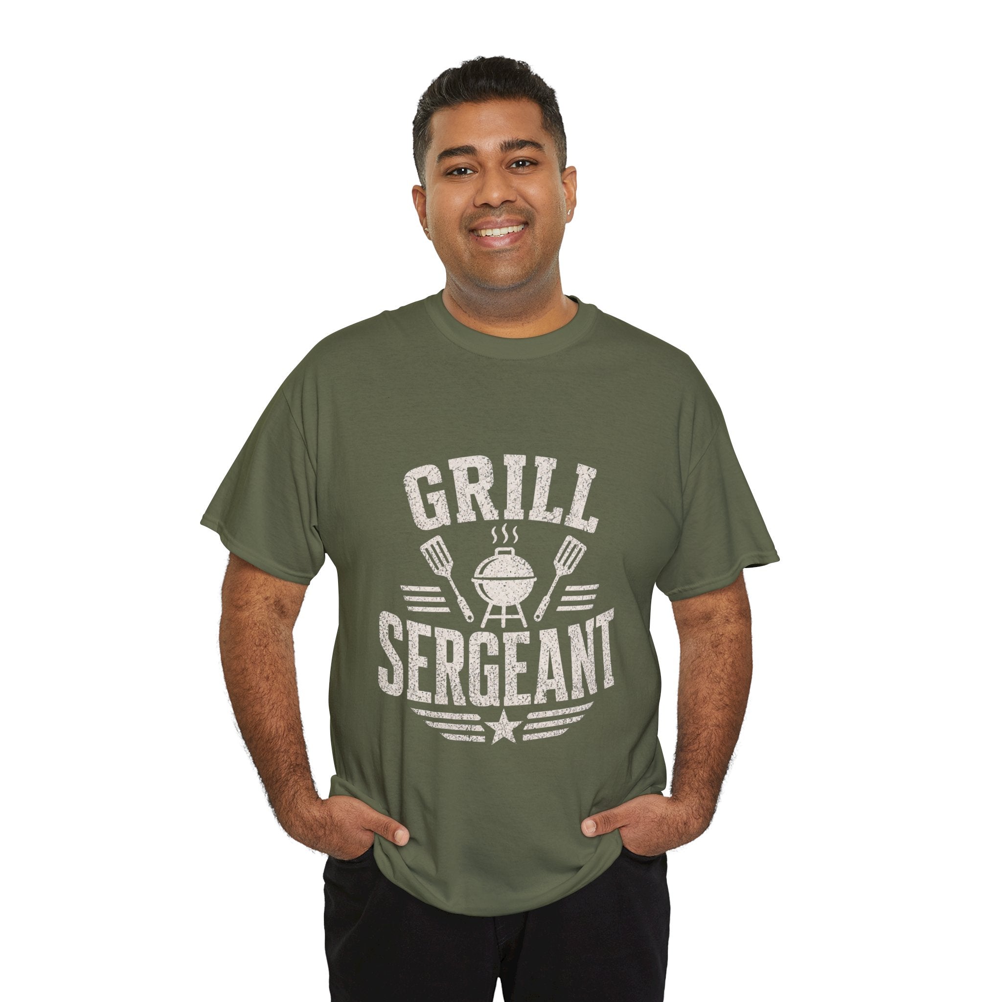 Grill Sergeant T-Shirt | Funny BBQ Dad Father's Day Gift