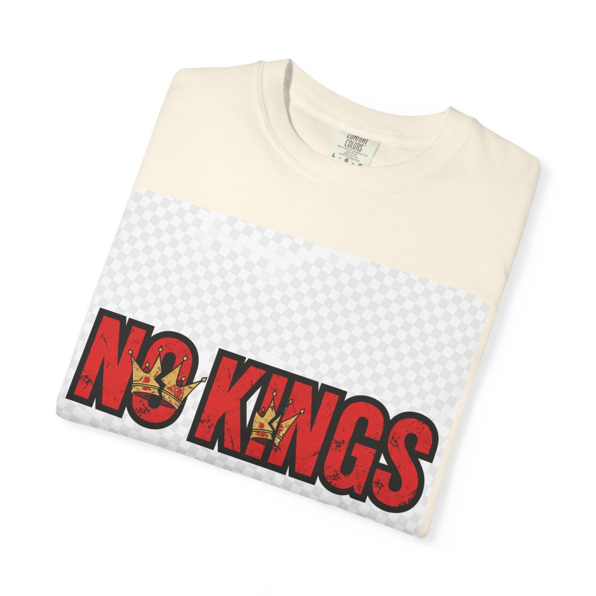 No Kings symbol T-shirt | Anti-monarchy graphic tee