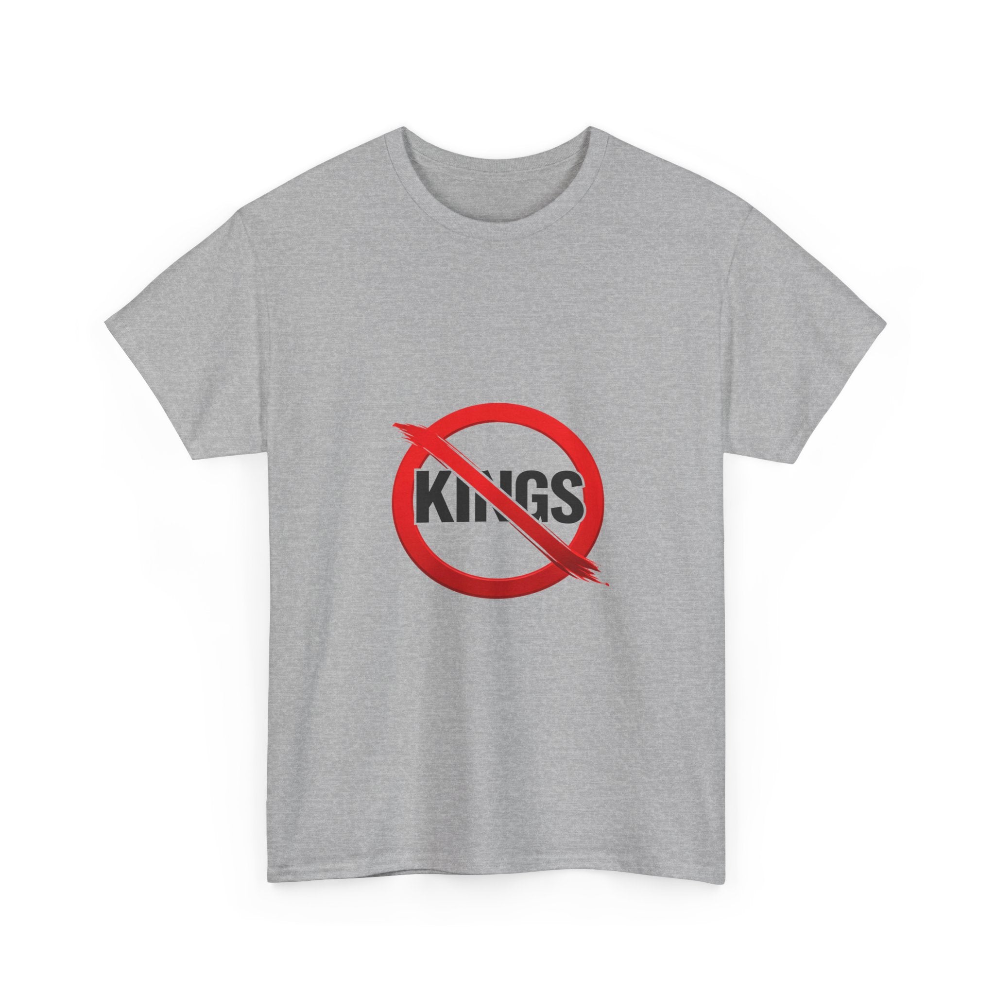 No Kings Shirt, Protest Graphic Tee, Political Statement T-Shirt