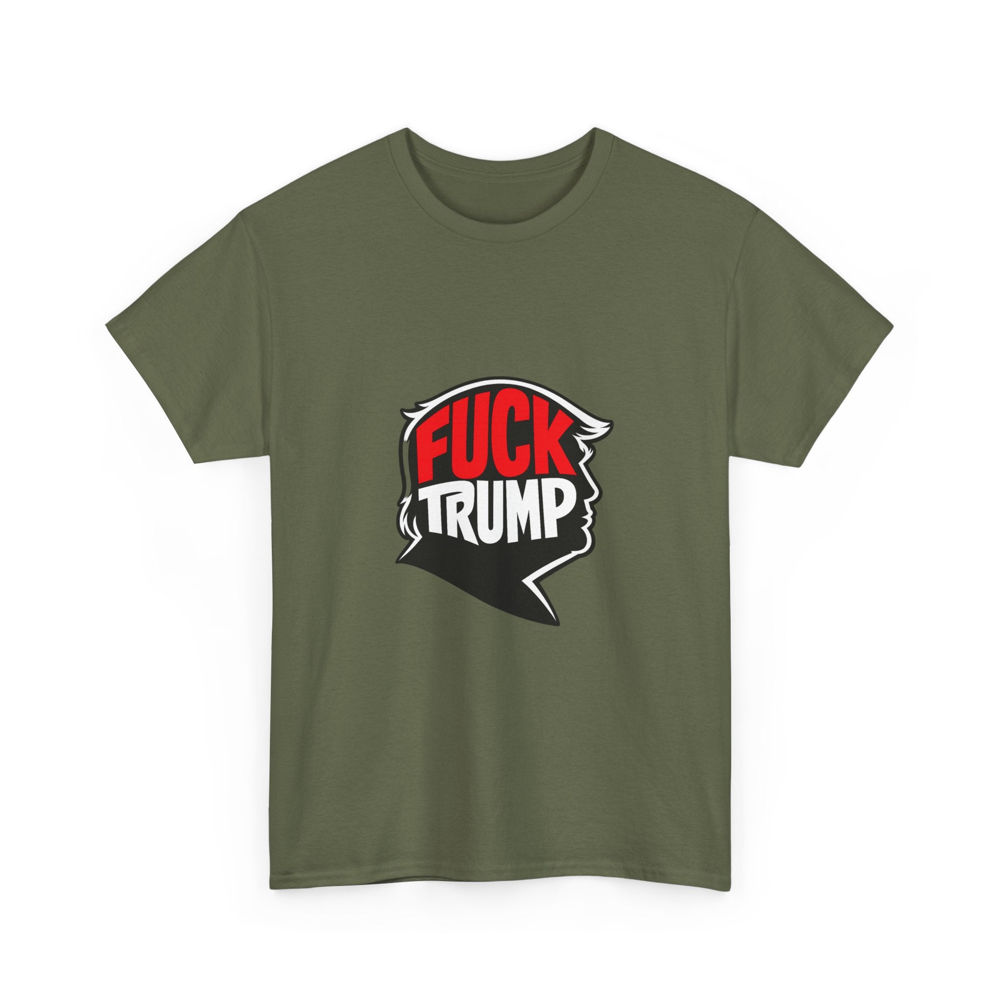 Anti Trump Shirt, Political Statement Tee, Bold Graphic Protest Shirt, Unisex Heavy Cotton T-Shirt, Streetwear Political Apparel