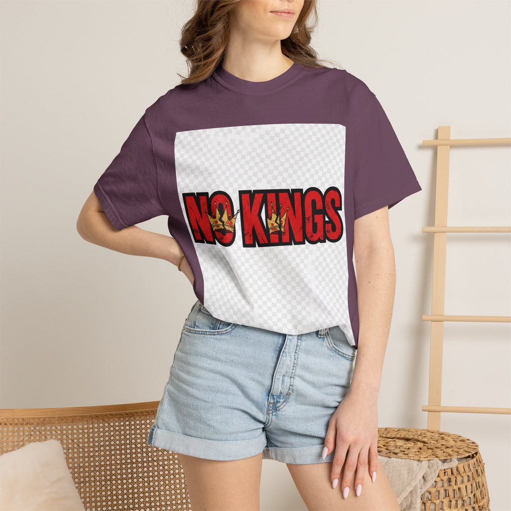 No Kings symbol T-shirt | Anti-monarchy graphic tee