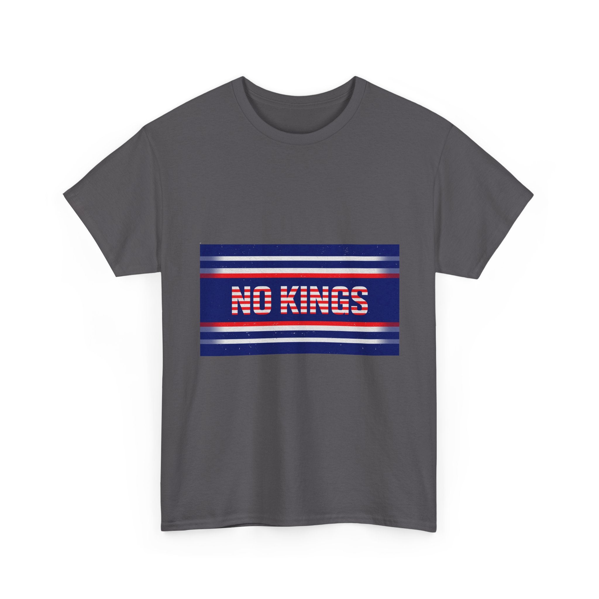 No Kings Shirt, Retro Graphic Tee, Patriotic Protest Shirt, Vintage Style T-Shirt, Independence Statement Tee, Unisex Graphic Tee