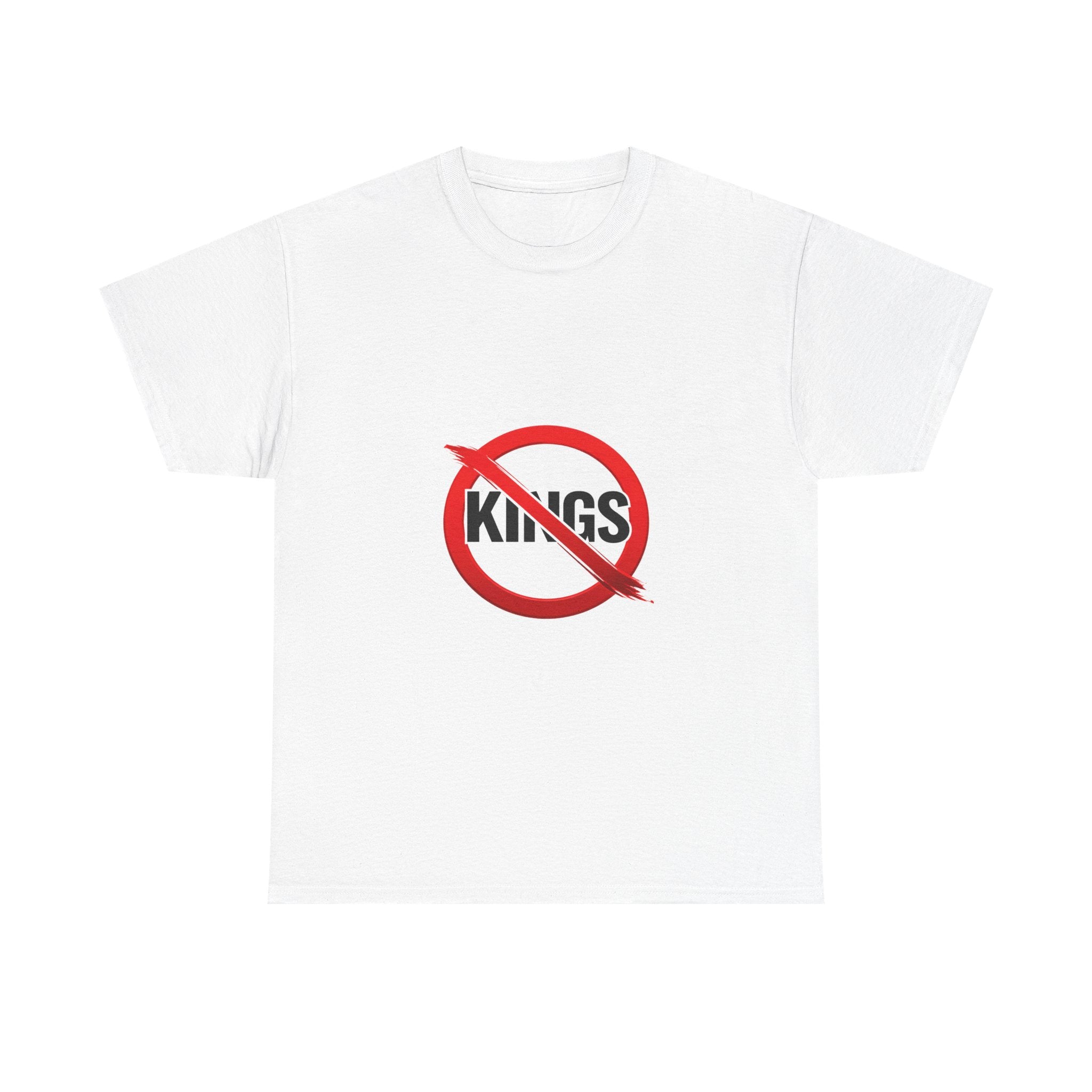 No Kings Shirt, Protest Graphic Tee, Political Statement T-Shirt