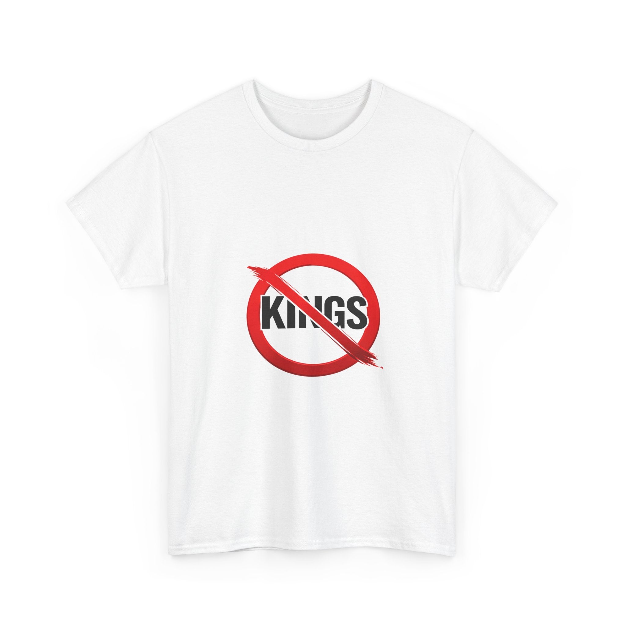 No Kings Shirt, Protest Graphic Tee, Political Statement T-Shirt