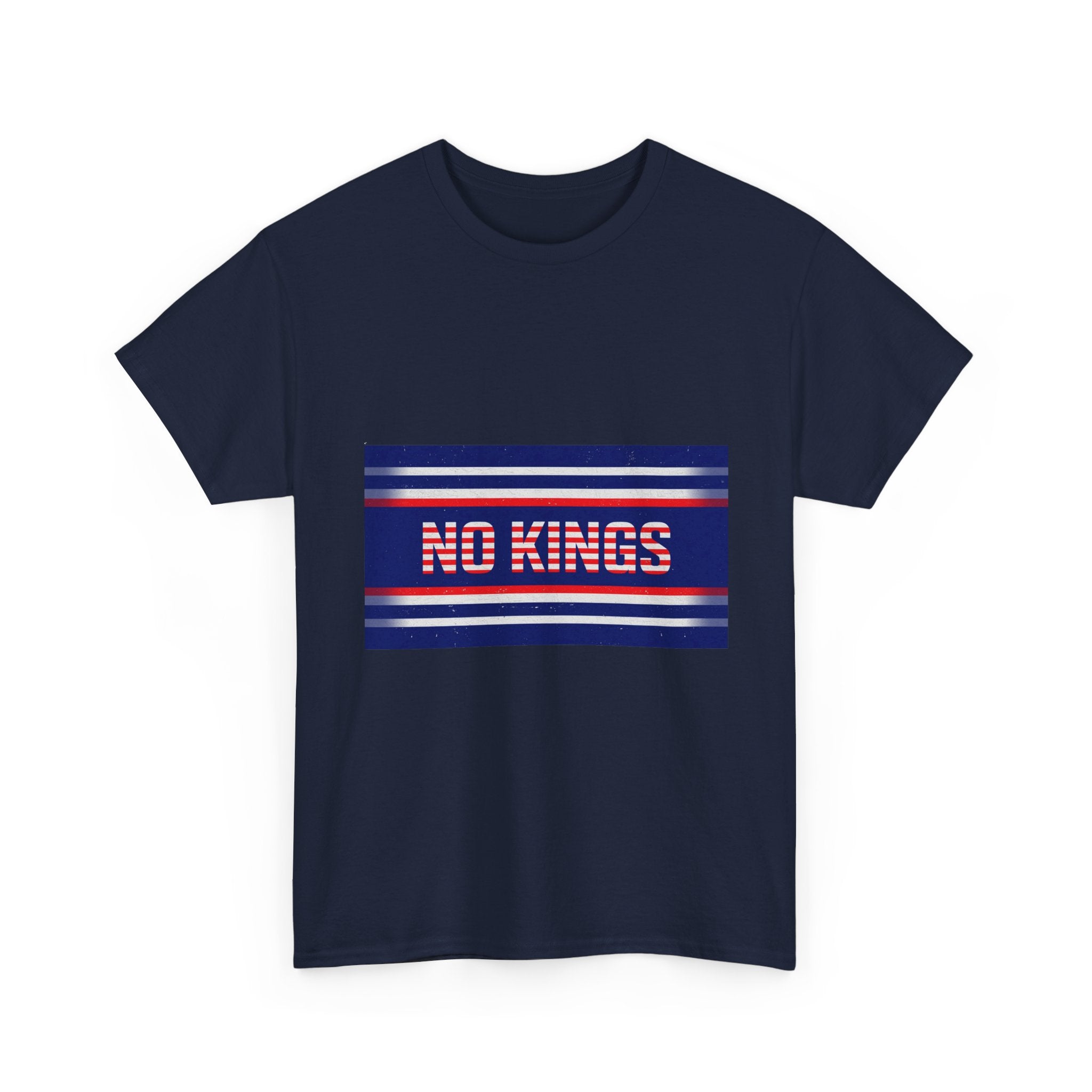No Kings Shirt, Retro Graphic Tee, Patriotic Protest Shirt, Vintage Style T-Shirt, Independence Statement Tee, Unisex Graphic Tee