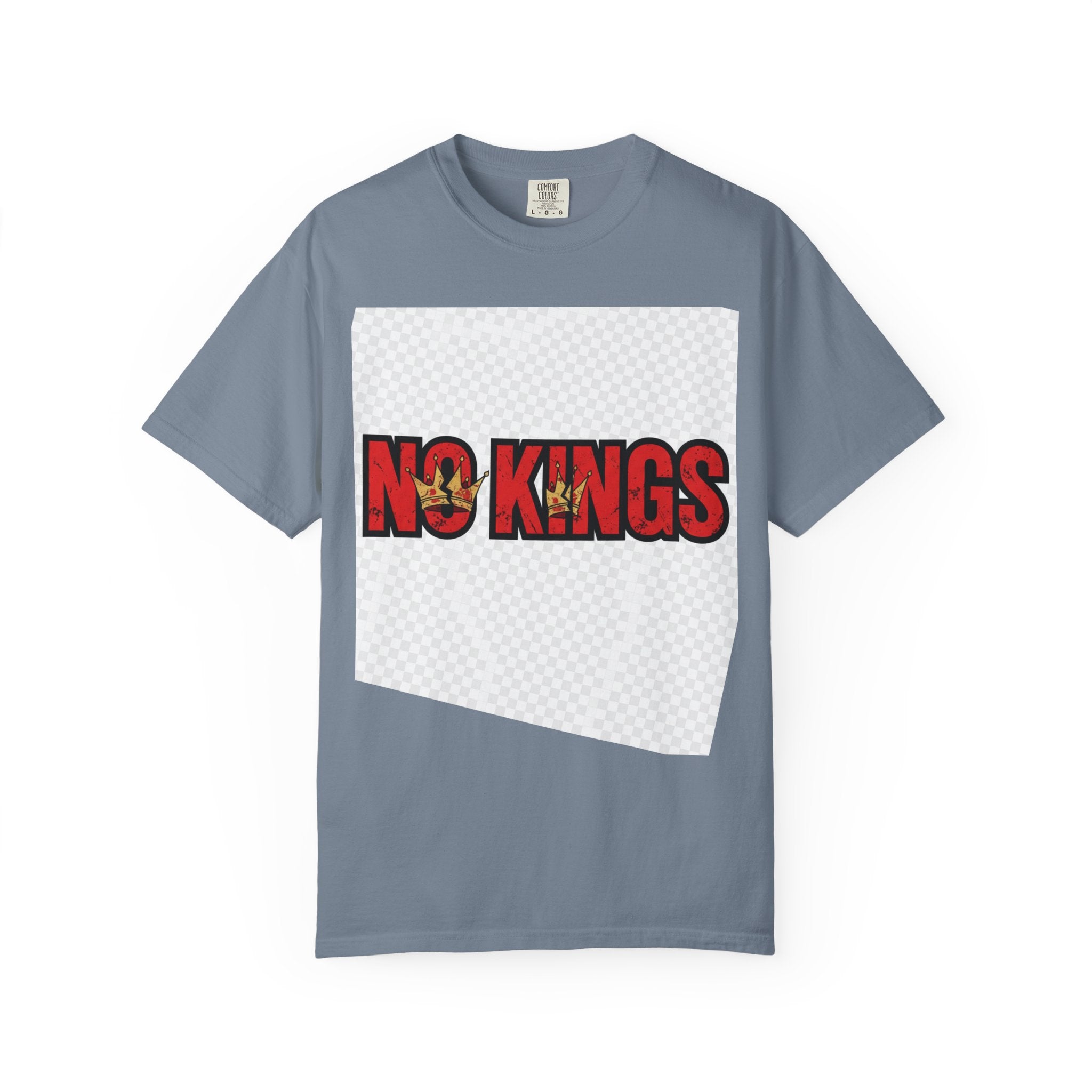 No Kings symbol T-shirt | Anti-monarchy graphic tee