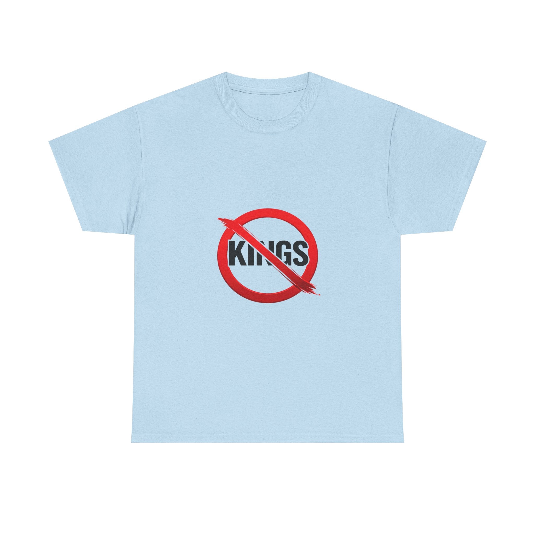 No Kings Shirt, Protest Graphic Tee, Political Statement T-Shirt