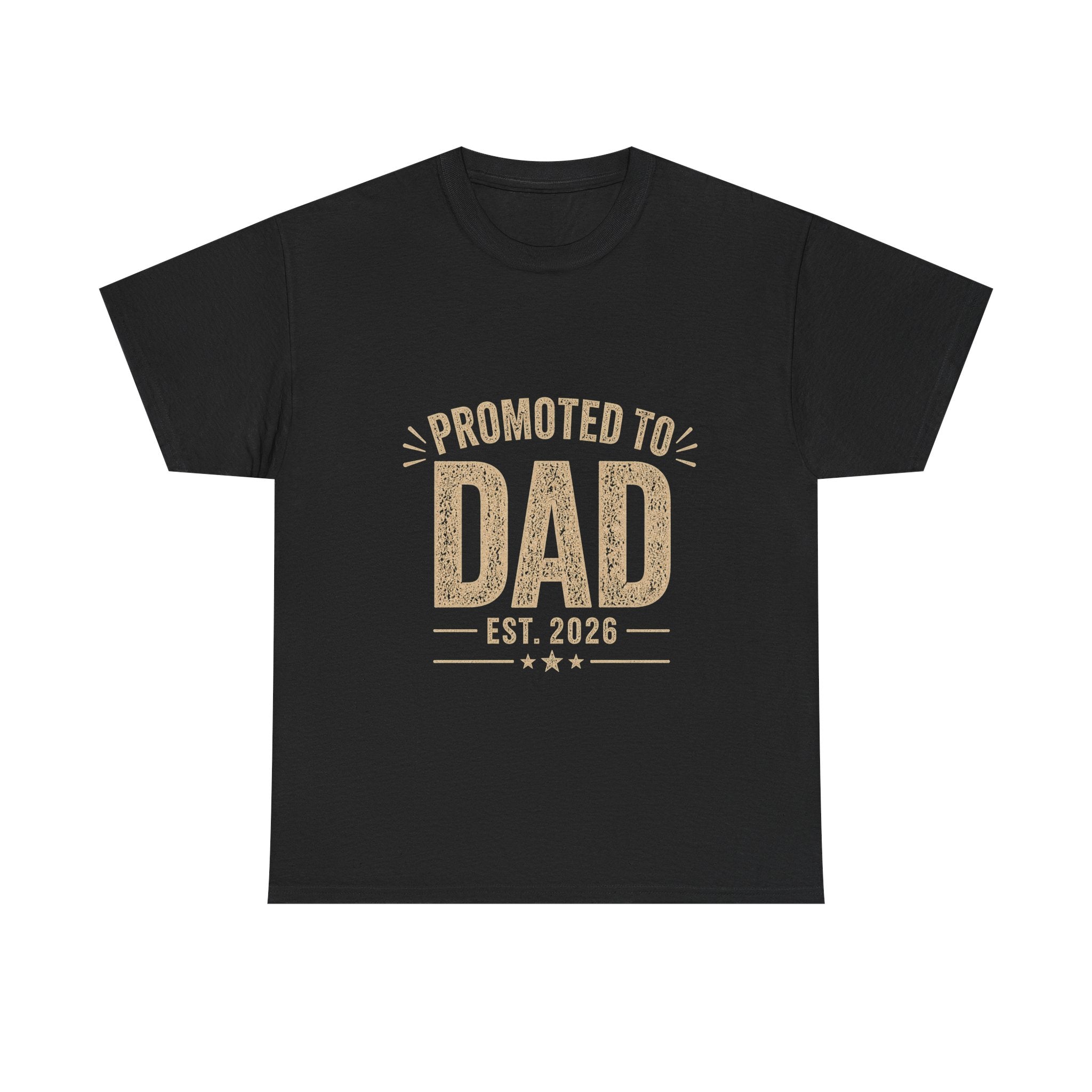 Promoted to Dad EST 2026 T-Shirt | New Dad & Father's Day Gift