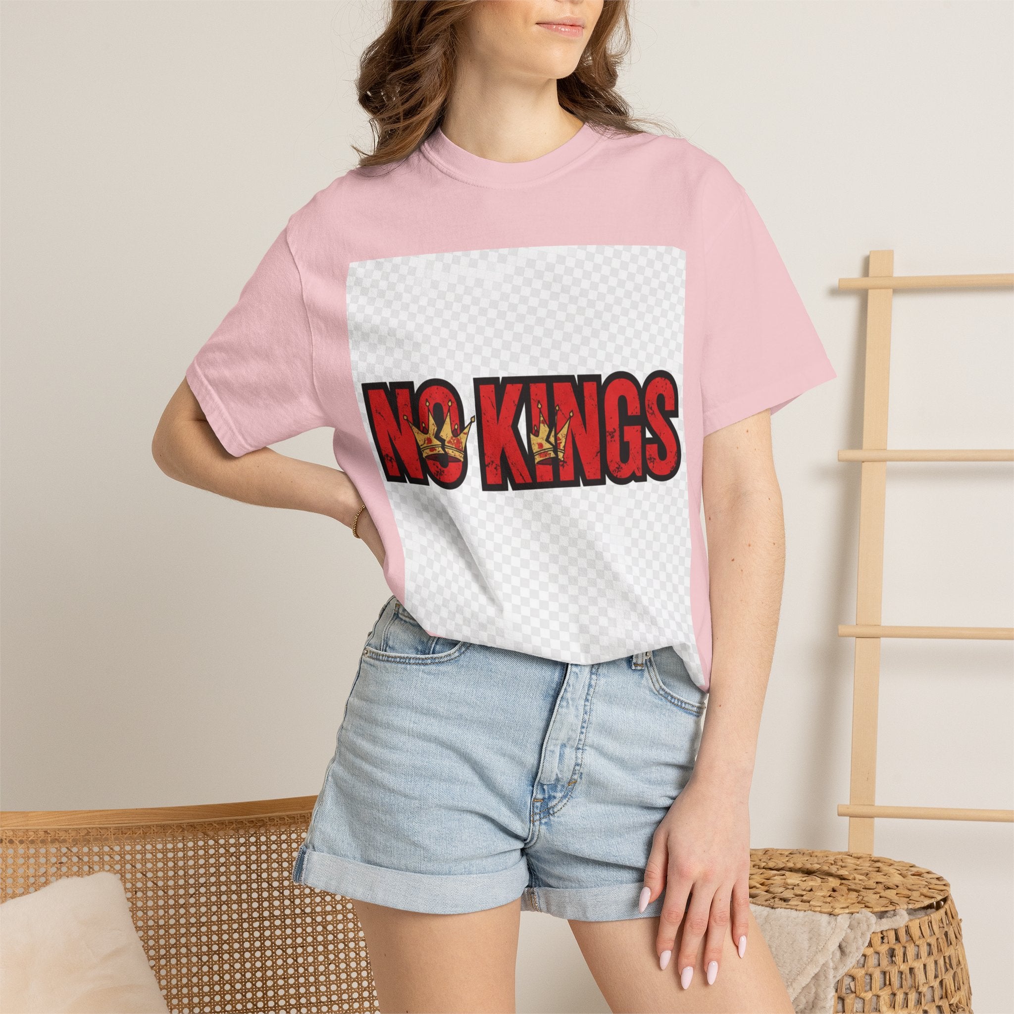 No Kings symbol T-shirt | Anti-monarchy graphic tee