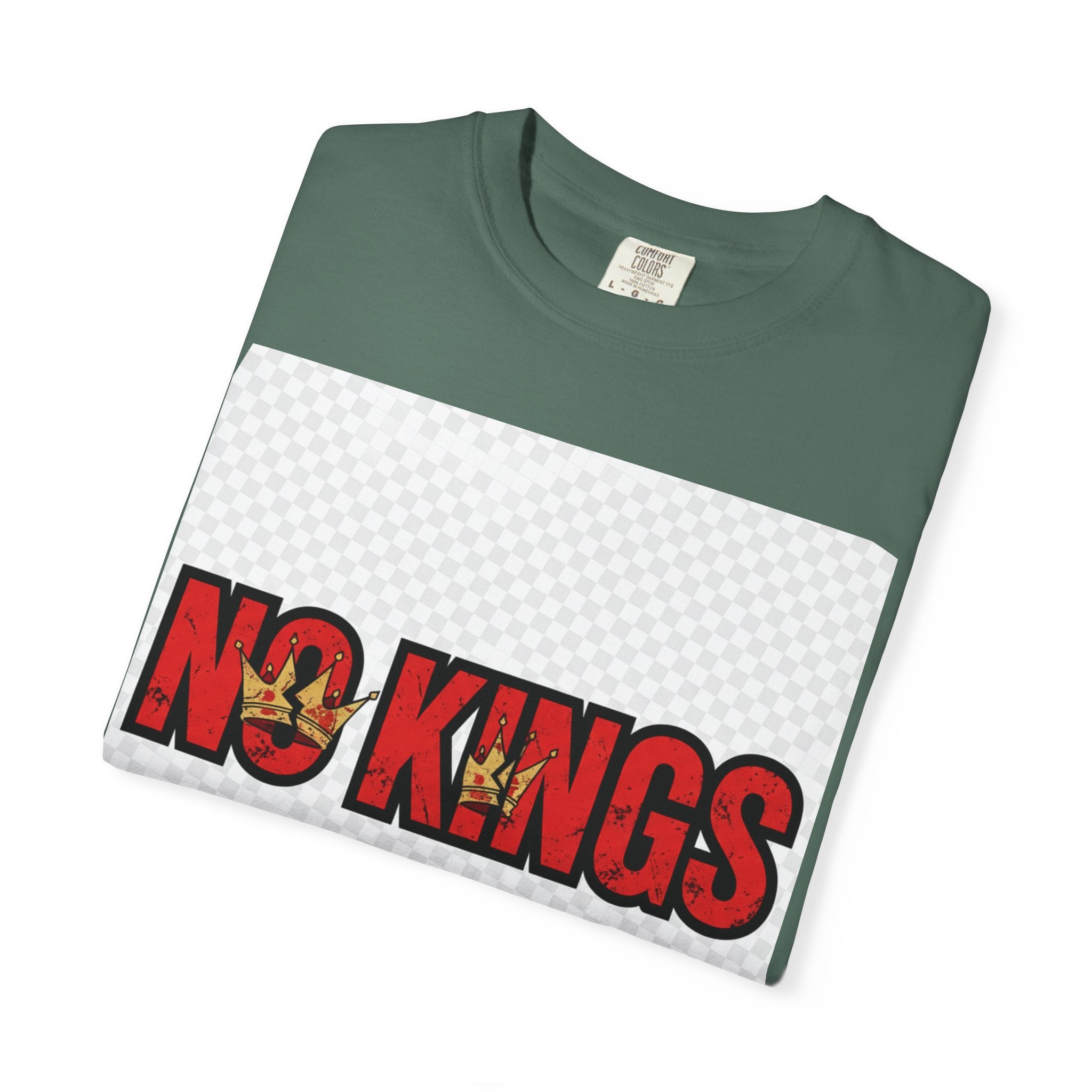 No Kings symbol T-shirt | Anti-monarchy graphic tee
